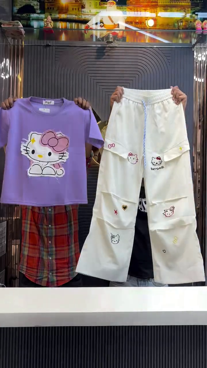 Cute & Comfy – Cartoon Co-ord Set Combo