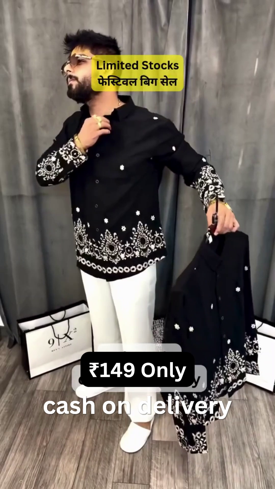 🔥 Festive Vibes On Point – Stylish Printed Shirt for Men 🔥