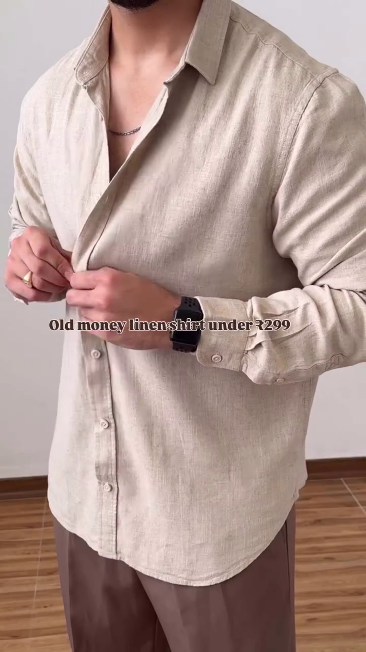 Old Money Linen Shirt – Minimal Luxury