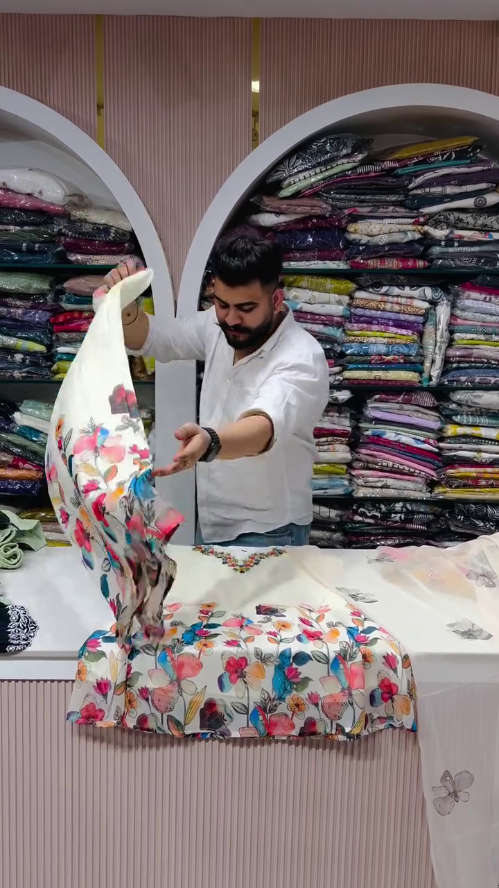 Vibrant Floral Suit Set – Fresh, Feminine & Festive