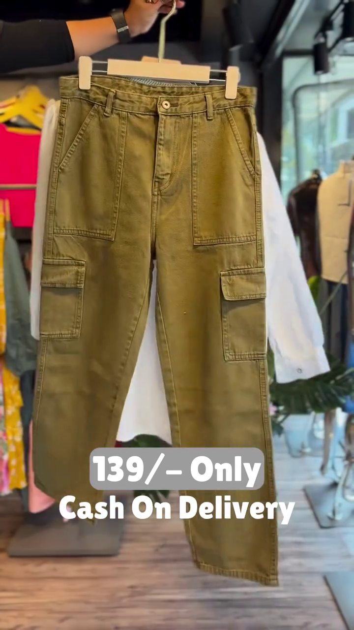 Classic White Embroidered Kurti with Olive Pants – Elegant Everyday Wear