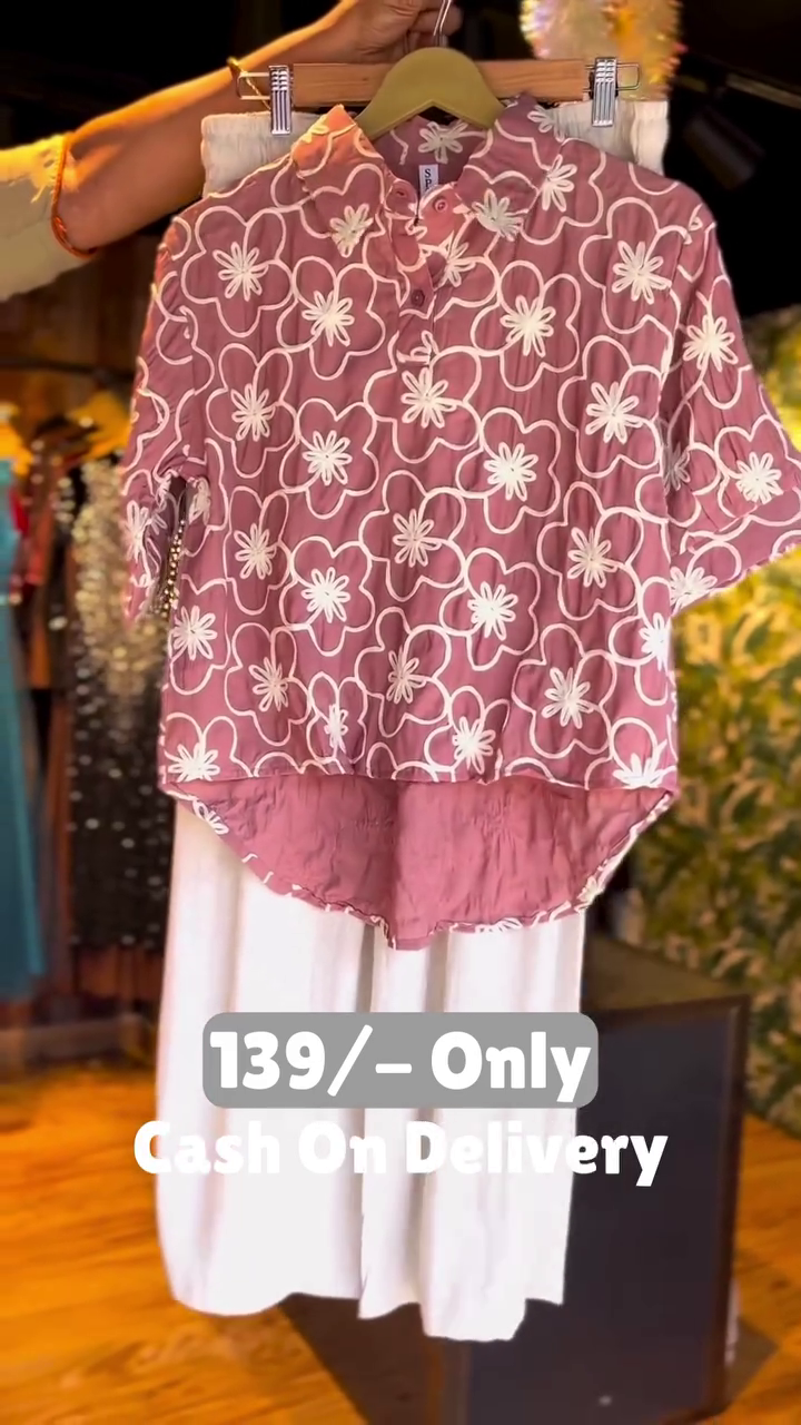 Trendy Floral Printed Top with Skirt – Cute & Stylish Combo