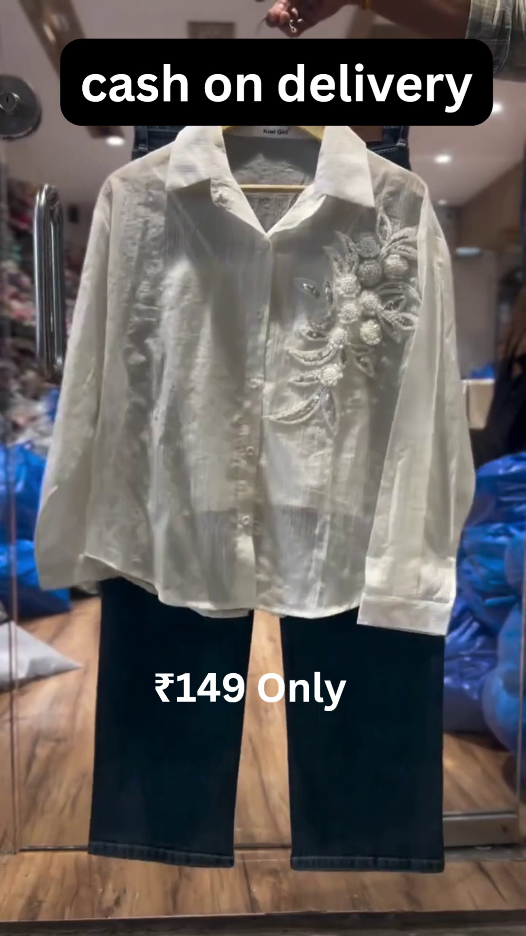 Premium White Embroidered Shirt – Classy & Chic Look
