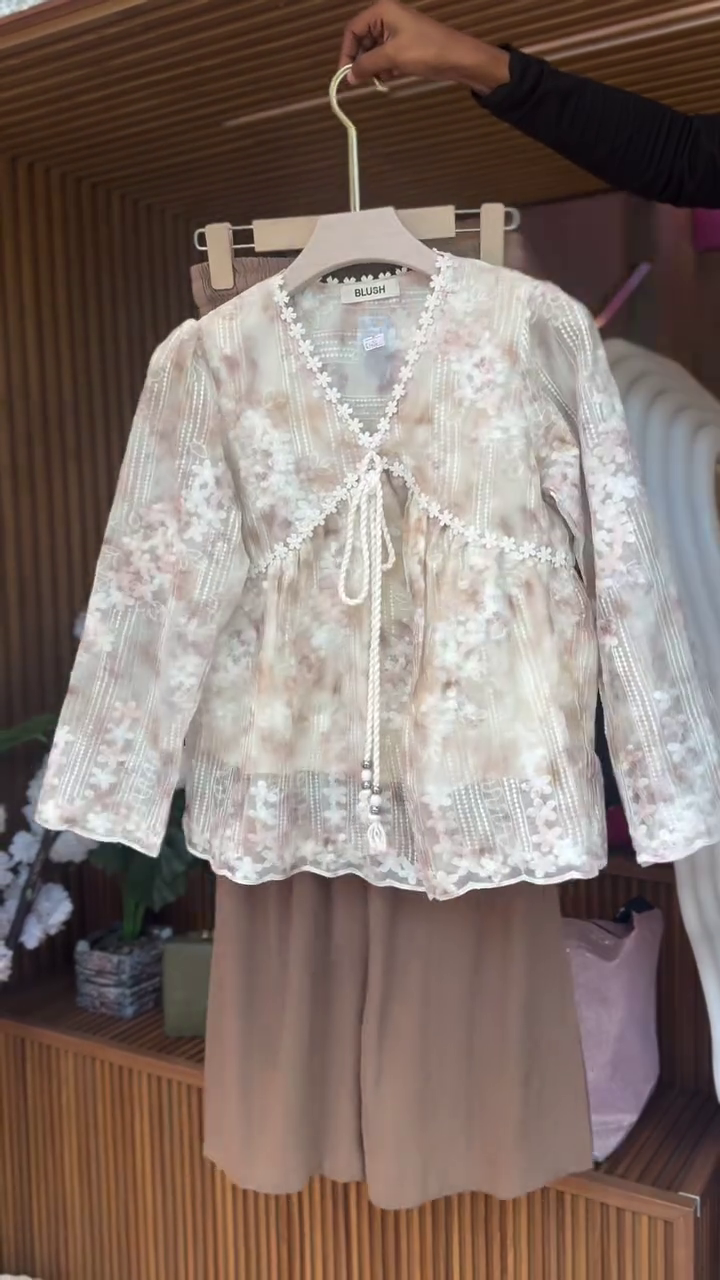 Sheer Floral Co-ord Set – Soft & Elegant Style