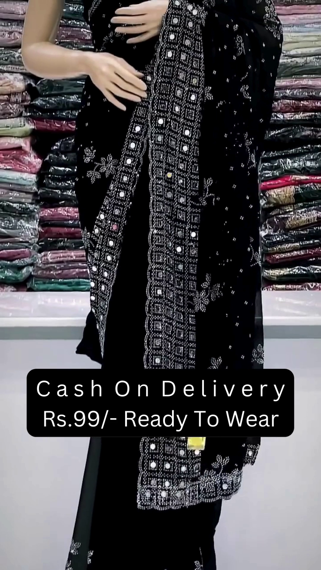 Black Printed Saree – Elegant Everyday Glam