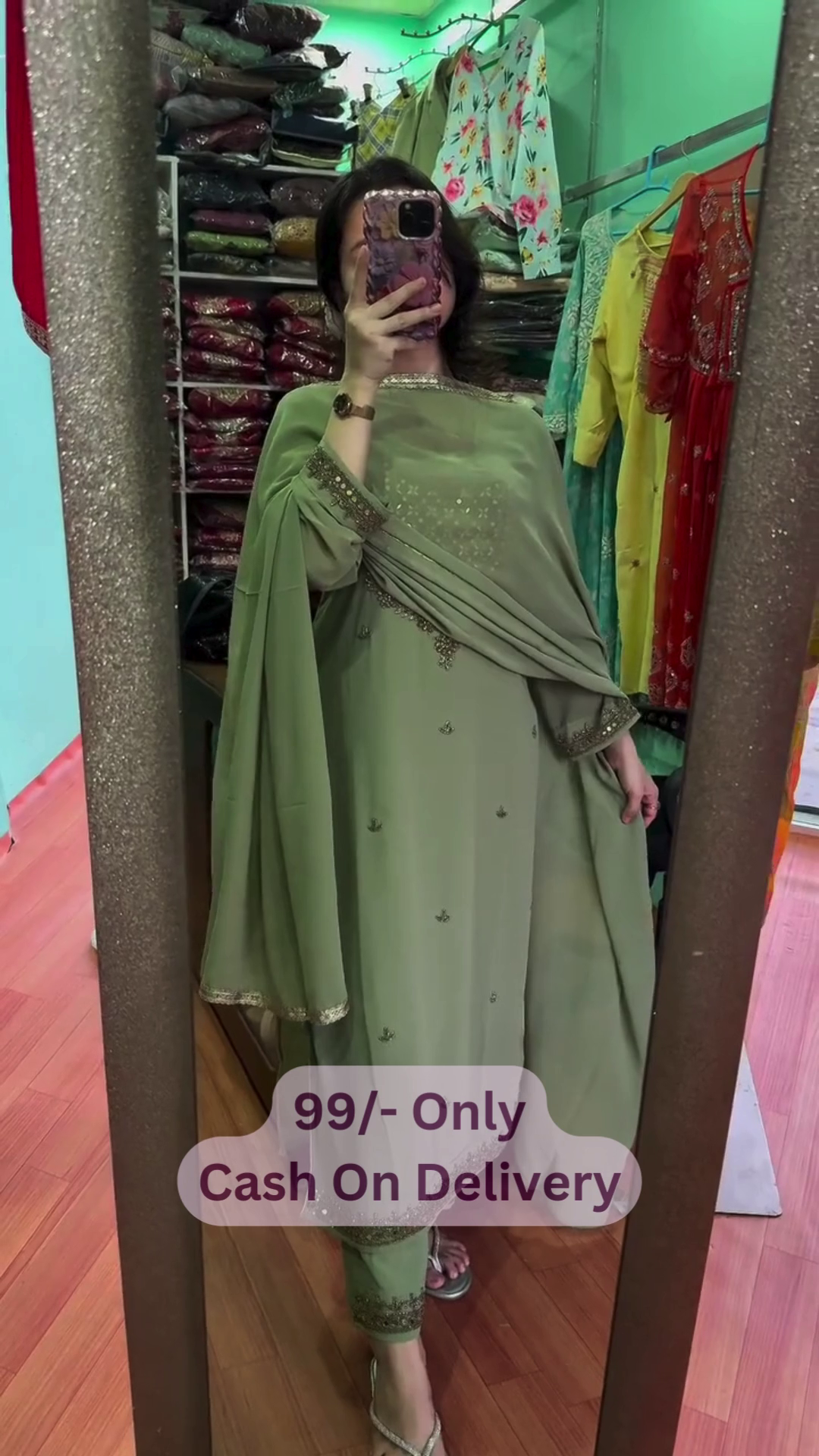 Olive Green Suit Set – Subtle & Sophisticated Look