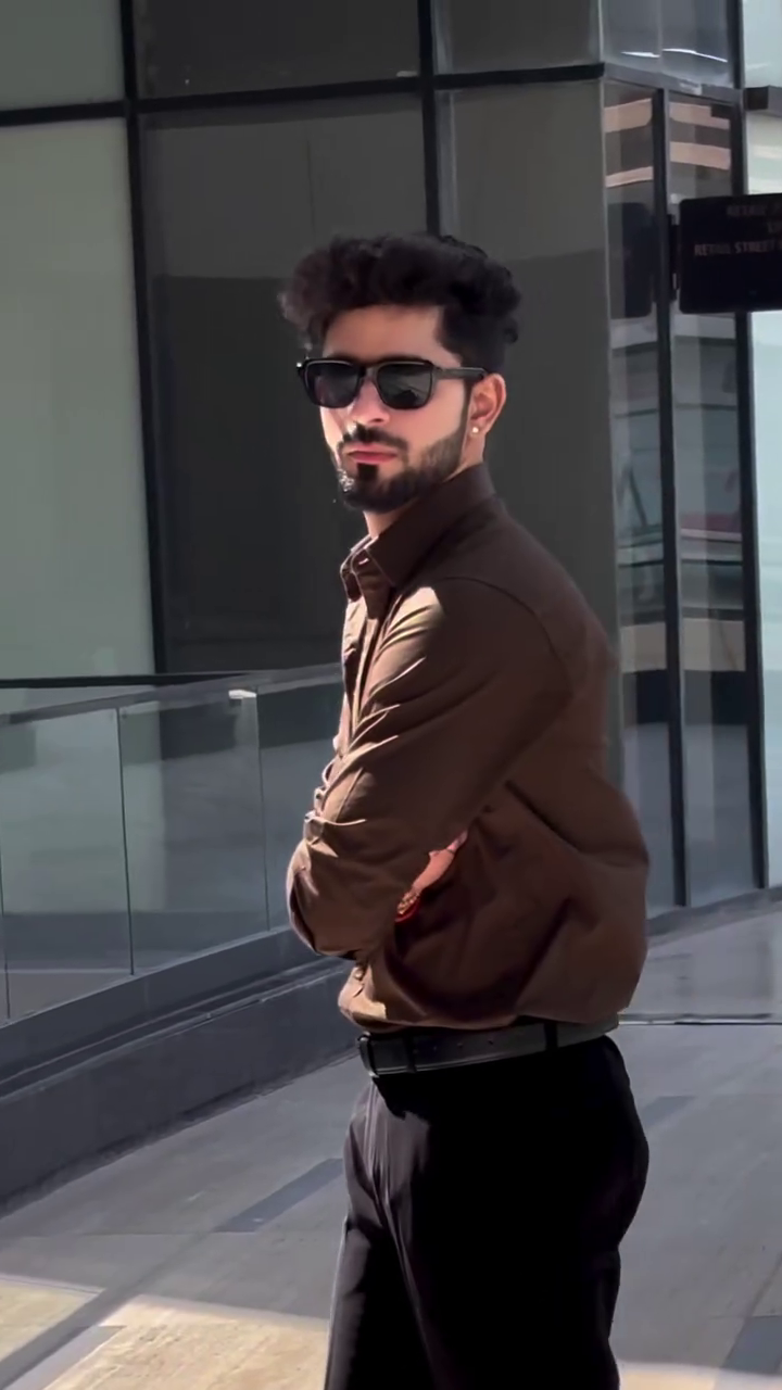Dark Brown Formal Shirt – Bold, Sleek & Power Dressing Ready