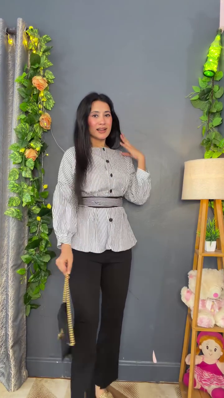 Chic Brown Co-ord Set – Elegant Power Look