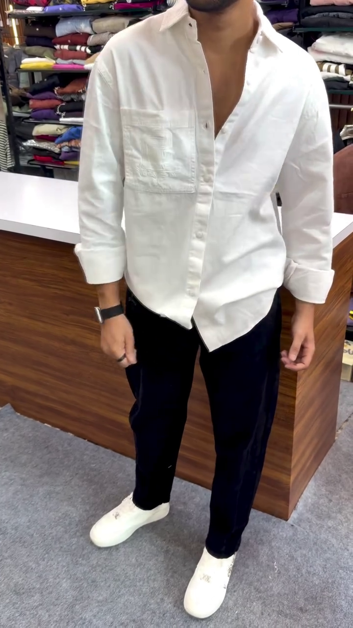 Classic White Shirt – Clean & Timeless Look