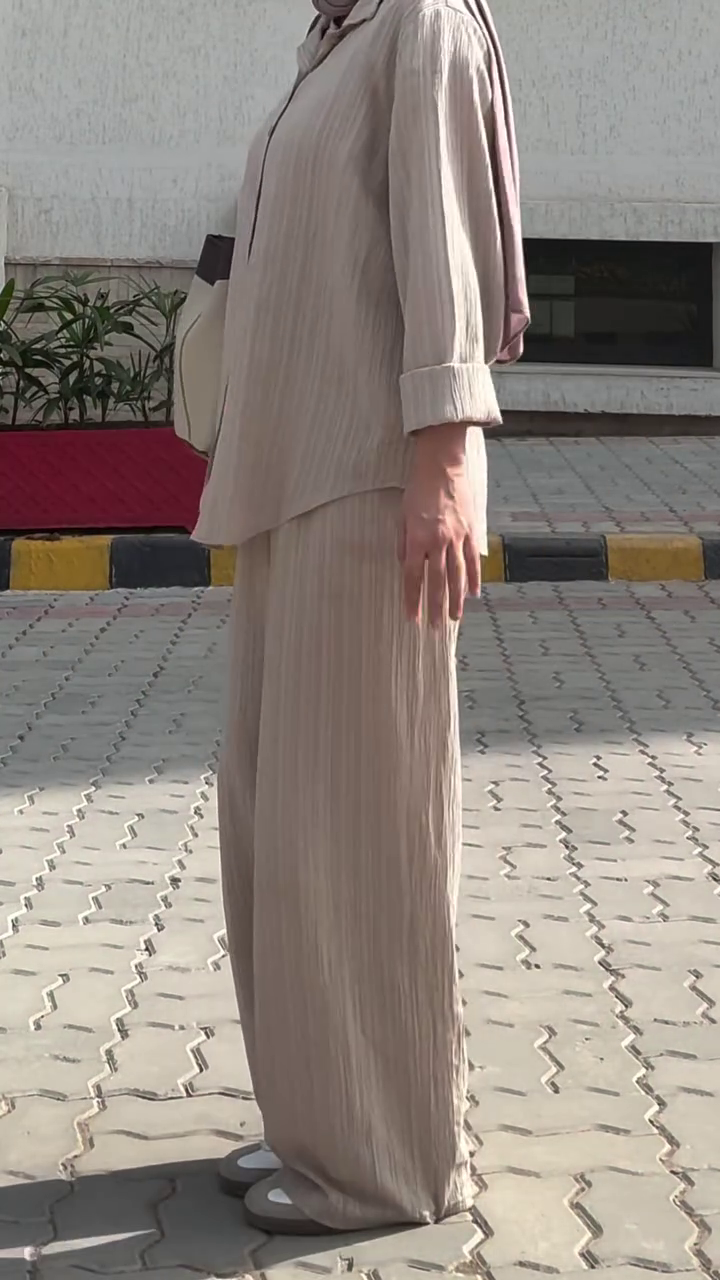 Minimal Beige Co-Ord Set – Elegant Everyday Comfort