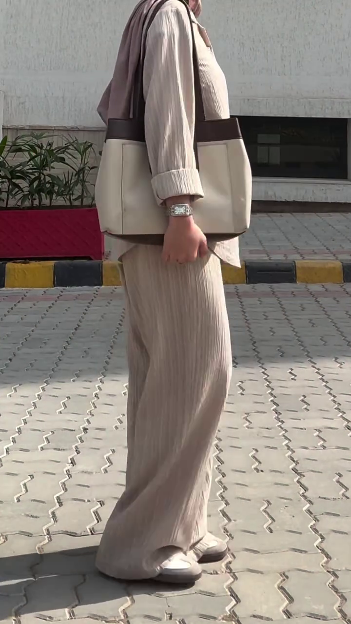 Minimal Beige Co-Ord Set – Elegant Everyday Comfort